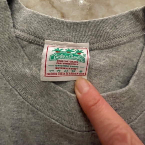 Vintage Carlos' n Charlie's Original Store Cozumel, Mexico Men's Tank Top Size L - Picture 4 of 5